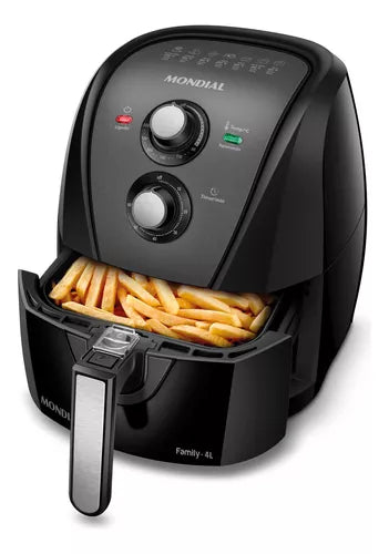 Fritadeira Air Fryer Mondial AFN-40-BFT 4L 1500W Preta