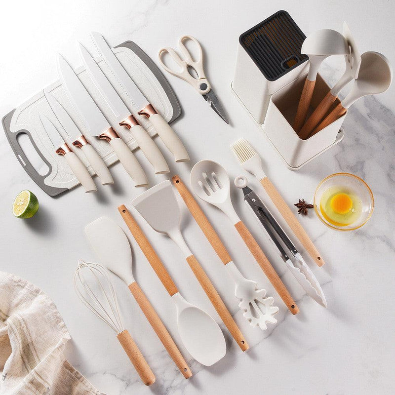 Kit de Cozinha 12 Peças de Silicone Premium